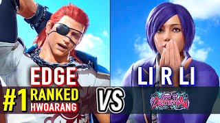 T8 🔥 EDGE (#1 Ranked Hwoarang) vs LI R LI (Azucena) 🔥 Tekken 8 High Level Gameplay