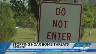 Working to stop hoax bomb threats in area