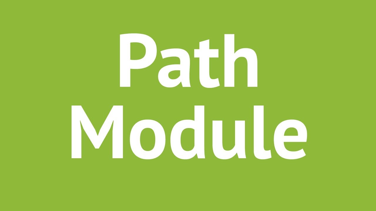 Path Module In Node Js Youtube
