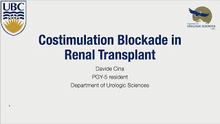 Costimulation Blockade in Renal Transplant