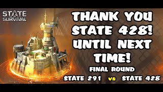 STATE VS STATE ROUND 3 - S. 291 VS S. 428 | STATE OF SURVIVAL 👌