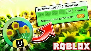 Playtube Pk Ultimate Video Sharing Website - 14 49 getting the grandmaster sunflower field badge more capacity in roblox bee swarm simulator