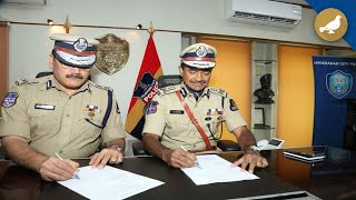 CV Anand takes charge as Hyderabad police commissioner