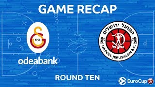 Highlights: Galatasaray Odeabank Istanbul - Hapoel Yahav Bank Jerusalem