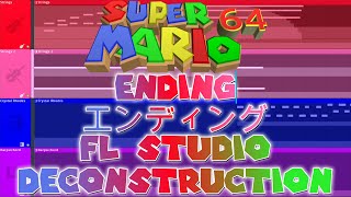 Super Mario 64 - ENDING CUTSCENE - FL Studio Deconstruction