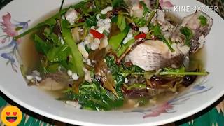 แกงปลาช่อนใส่ไข่มดแดง ยายแอ้ พาแกงปลาไส่ไข่มดแดง แนวกินแบบบ้านๆ