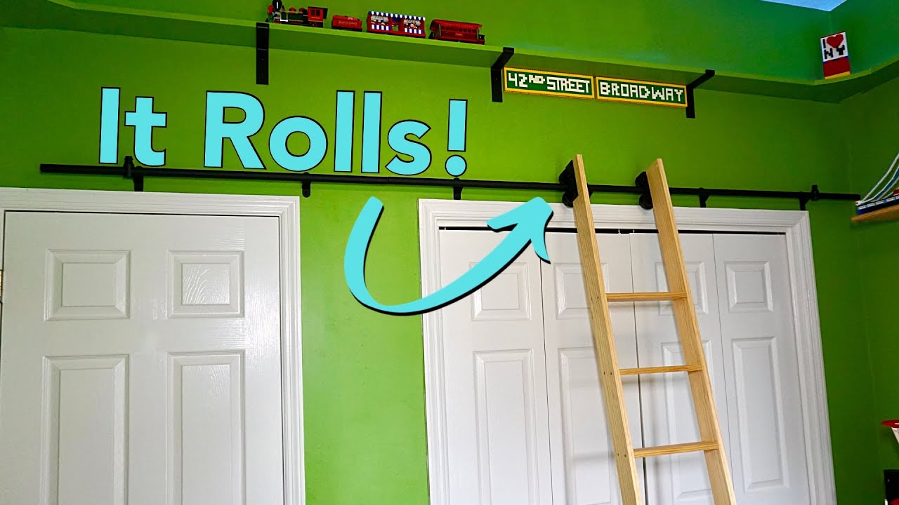 Rolling Library Ladder Diy At Gabriel Basser Blog