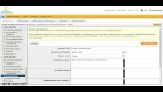 TaskStream Entering Assessment Plan