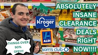 *RUN* (STUFF OVER 90% OFF) ~ ABSOLUTELY INSANE CLEARANCE DEALS RIGHT NOW! ~ALDI / KROGER / SAMS CLUB