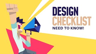 STOP Before You Send Any Designs!! (7 Part Design Checklist)