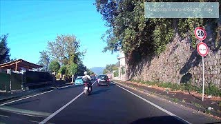 Driving from Piano di Sorrento (NA) to Castellammare di Stabia (NA) - SS145var