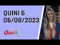 Quini 6 en vivo 06/08/2023 / Resultados del sorteo quini 6 del Domingo 6 de Agosto del 2023