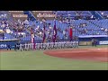 東京六大学野球 2018年 春季リーグ戦　開会式 選手入場（入場行進曲：第一応援歌メドレー）