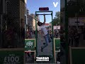 hang challenge edinburgh festival fringe 2019. incredible technique £100 for him