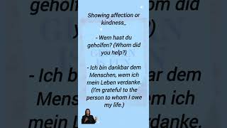 How to use 'wem'#sentence making#german grammar#shorts@germanisfun376