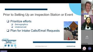 Running an Effective Car Seat Inspection Station