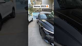 New Hyundai Verna 2023 🔥Turbo Petrol Black Colour - #shorts #youtube #youtubeshorts #hyundai #verna
