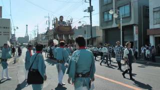 西関戸区　曳き廻し　(平成25年新宿祭禮)