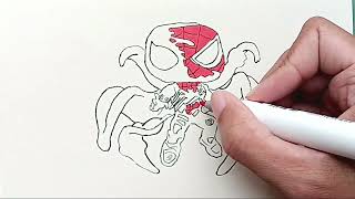 Drawing Funko Pop Spider-Man 2 Advanced Suit 2.0 Symbiote Take Over Gamerverse