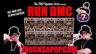KING OF ROCK! 7BAP EXCLUSIVE Run DMC Signature Series! Signed Funko Pops of the Hip Hop LEGENDS!
