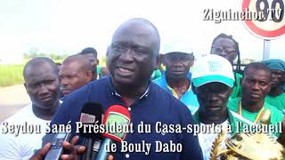 Ziguinchor TV, Casa sports, Bouly Dabo, De Samboucounda à Ziguinchor, 111 Km, Seydou Sané, Président