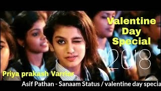 Valentine Day Special 2018 -  Priya Prakash Varrier | WhatsApp Status |