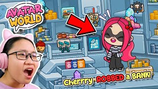 Cherry ROBBED a BANK! - Avatar World