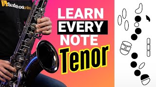 How to play EVERY note on Tenor Saxophone for beginners