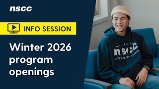 NSCC info session: Winter 2026 program openings