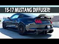 Mustang 15-17 Stealth Diffuser Install Guide | ZL1 Addons