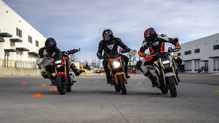 Making our own RACE TRACK! Honda Grom | Kawasaki Z125