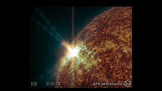 2/17/2023 -- Large X2 class solar flare -- Eastern Limb Earth facing side of the Sun