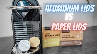 SealPod Aluminum Lids VS Paper Filter Lids - Comparison Video