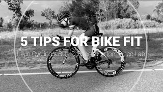A Physical Therapist's 5 Tips for Bike Fit - Irwin Cycling x BUILD Sports Performance Lab