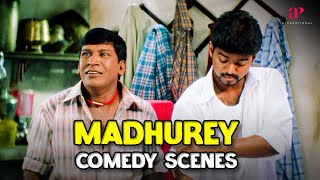 மதுர மேல குதிர ஏறுறது யாரு? | Madhurey Comedy Scenes | Vijay | Sonia Agarwal | Vadivelu