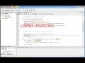 Using JavaDoc in NetBeans with Java