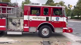 Hyattsville Engine 801 Responding to Med Local - PGFD