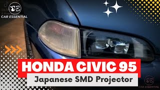 Honda Civic 95 EG - modified headlights - Japanese SMD Projector