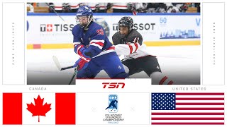 USA vs Canada FULL HIGHLIGHTS | 2024 U18 Men's Worlds