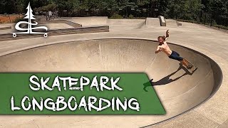 Cement Surfing - Longboarding Grass Valley Skatepark