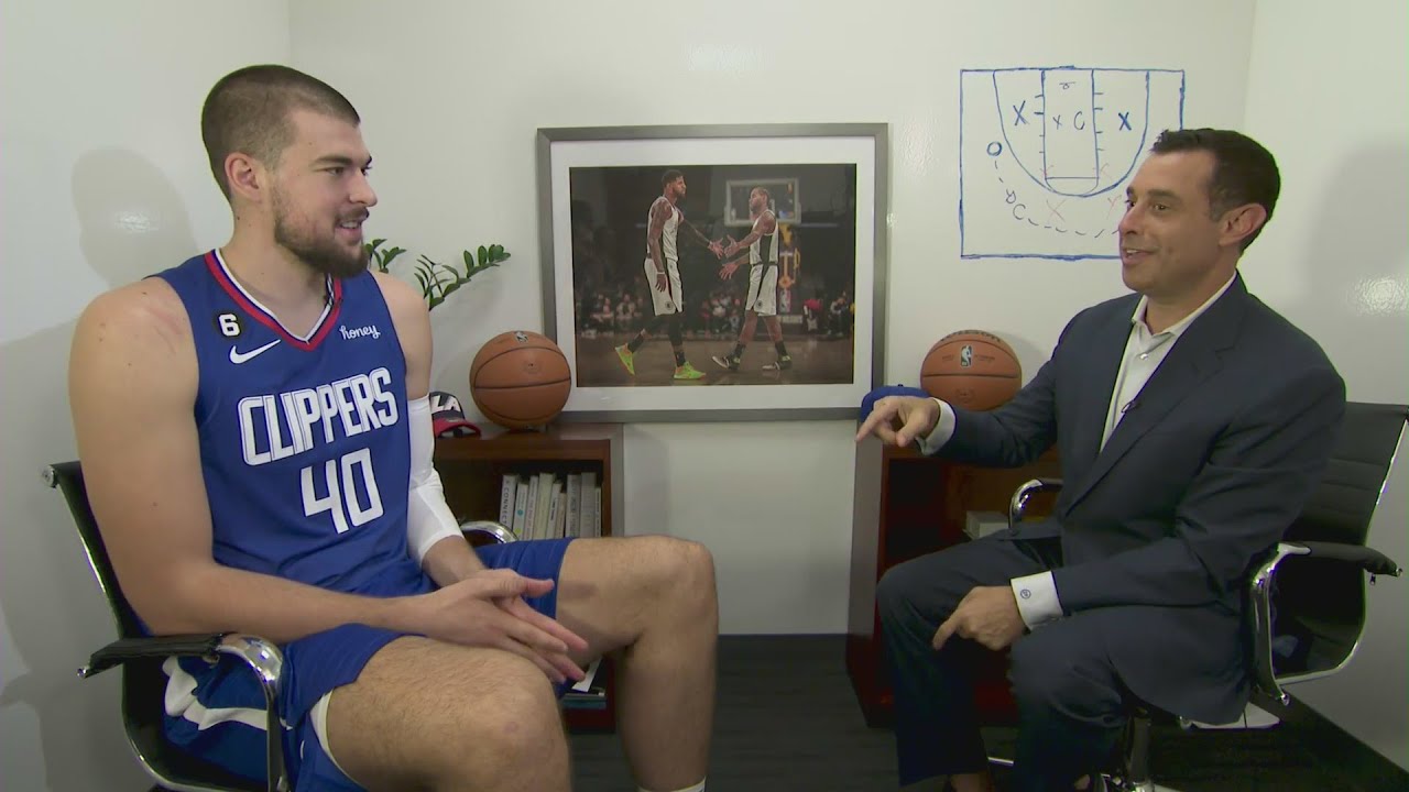 Los Angeles Clippers' Ivica Zubac Sits Down With KTLA - YouTube