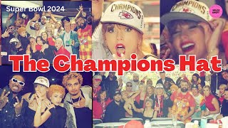 Taylor Swift WEARS Travis Kelce’s Super Bowl Champions HAT after Chiefs win vs 49ers