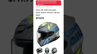 Motorhelmets Store Sale Shoei RF-1400 Gleam \u0026 RF-1400 Accolade Adult Street Bike Motorcycle Helmets