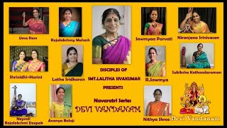 Devi vandanam by Disciples of Smt. Lalitha Sivakumar - Navaratri 2021- Promo