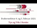 DDS-CAD Arkitekt & Konstruksjon - Tips og Triks i Render