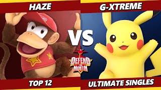 DTN 2023 - Haze (Diddy Kong) Vs. G-XTREME (Pikachu) Smash Ultimate - SSBU