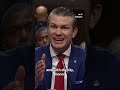 pete hegseth questioned over past statements on women in combat at confirmation hearing