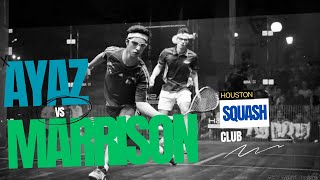 🎥 Epic Squash Showdown: Ahsan Ayaz vs. Liam Marrison | Houston 9K Challenger Highlights 🏆