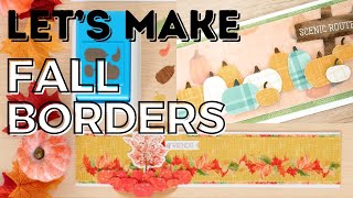 Creative Memories FALL border tutorial using the Autumn Cottage Colection!