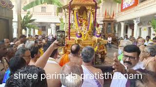 ಶ್ರೀ ರಾಯರ ಪಾದುಕಾ ರಥೋತ್ಸವ ಮಂತ್ರಾಲಯ.rathotsavam after patabjisheka.//mantralayam//